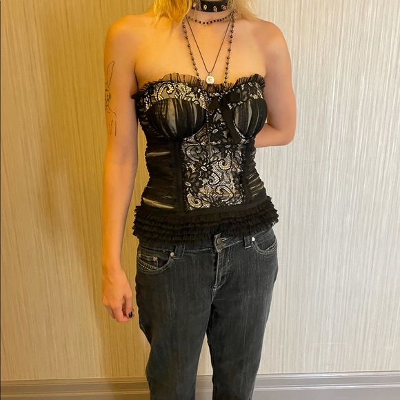 Gothic Bustier Top - Picture 2 of 3